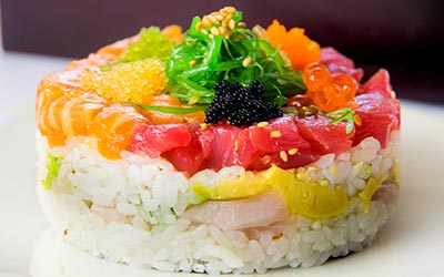 Sushi cake