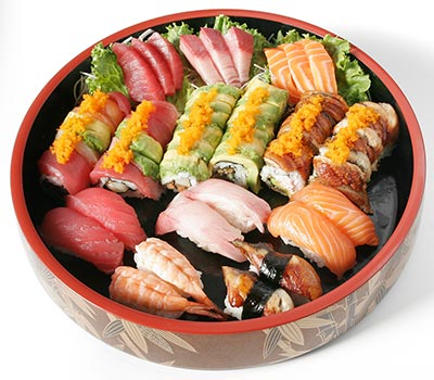Sushi platter