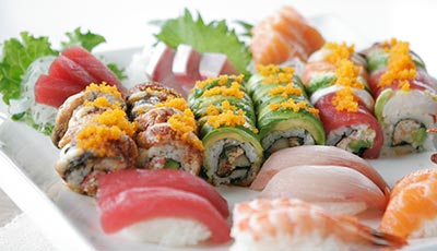 Sushi platter